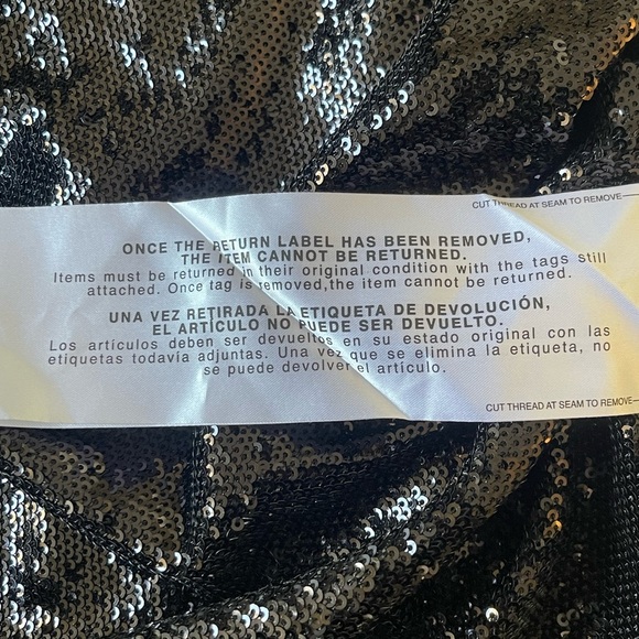 NWT Dress the Population Alida Draped Fringe Side Mini Dress Sz S, M - Picture 7 of 8